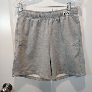 Alo Yoga Womens Sweat Shorts Heather Gray Elastic Waist Drawstring Size S